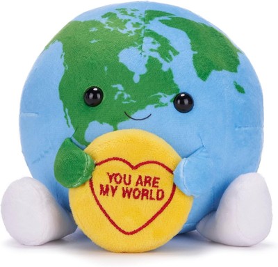 Posh Paws Swizzels Love Hearts 18cmYou Are My World Soft Plush Toy Gift