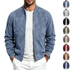 Herren  bergangsjacke mit Rei verschluss   Langarm Freizeitjacke