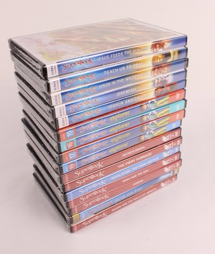SuperBook 16 Sealed DVD Lot Episodes from Misc Seasons Explorer CBN Christian TV - Picture 12 of 13