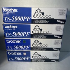New Genuine Brother TN-5000PF Black Toner Cartridge Lot Of 4