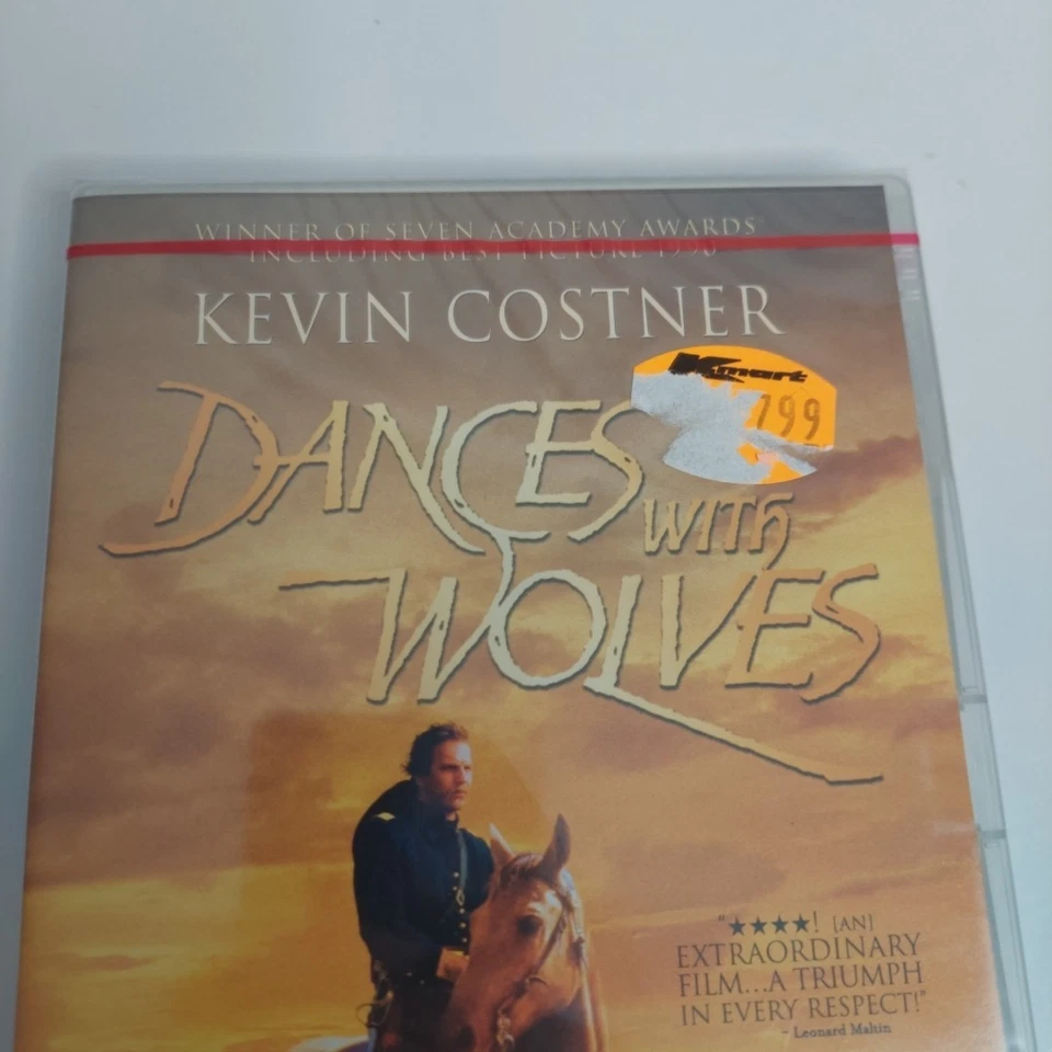 Dances With Wolves  DVD PAL Region 4 Brand New & Sealed (Kevin Costner 1990) - Image 2 of 4