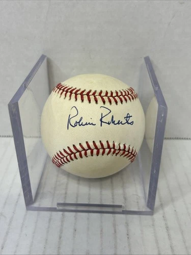 Robin Roberts Signed Rawlings National League Baseball Philadelphia Phillies D3