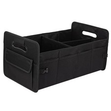 Car Trunk Organizer, Car Organizers and Storage Collapsible Standard Black
