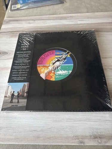 Pink Floyd WISH YOU WERE HERE (DELUXE BOX SET) New Vinyl 4 LP +3 Blu-ray +7"