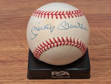 Mickey Mantle Signed Baseball - PSA Authenticated. Official American League Ball