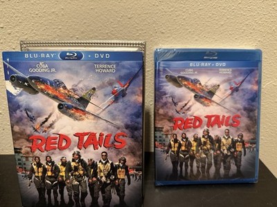 Red Tails (Blu-ray + DVD 2012) NEW w/SLIPCOVER Cuba Gooding Jr. Terrence Howard