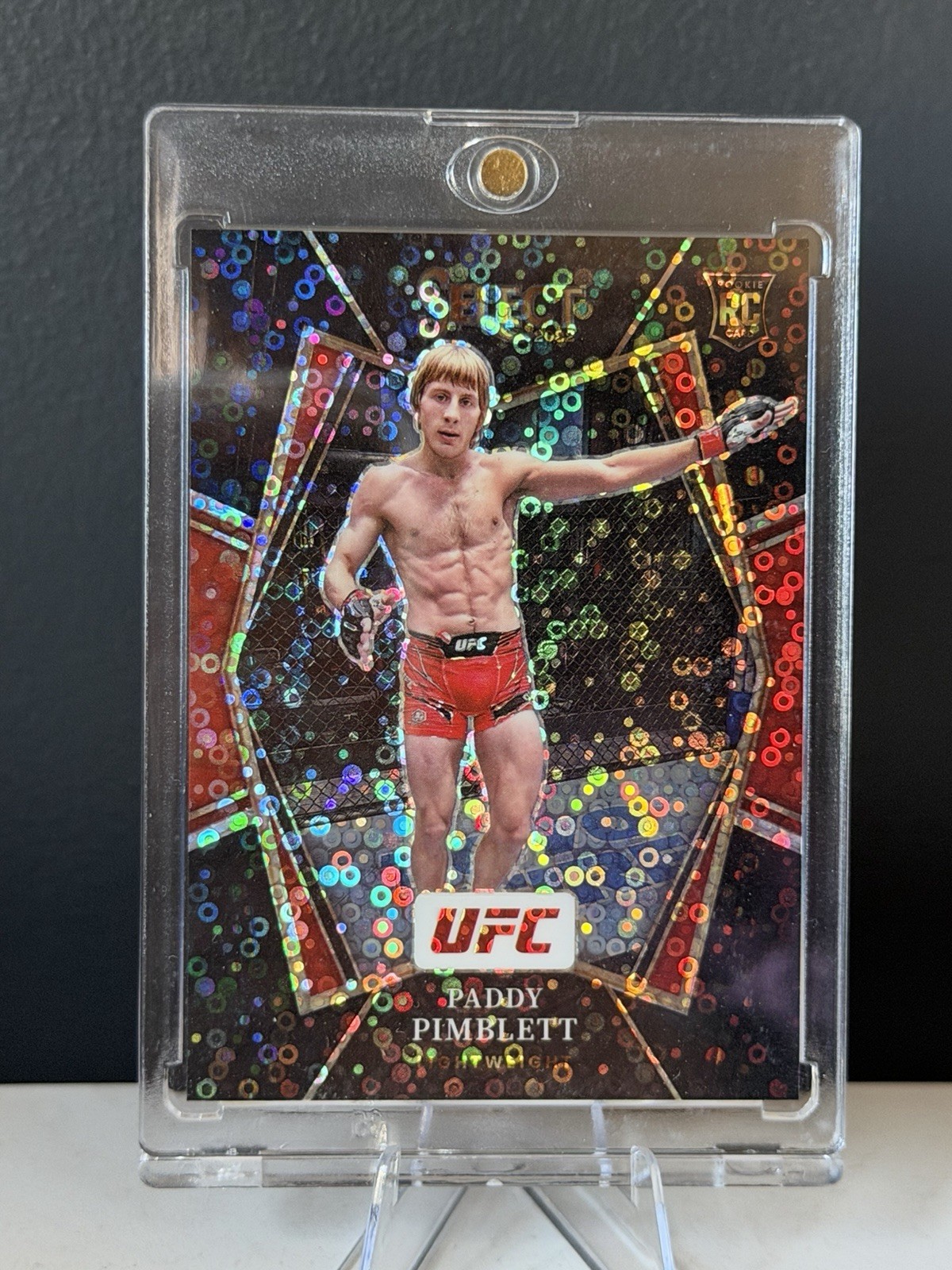 1/1 2022 Panini Premier Level Prizm Paddy Pimblett Rookie Black Disco 1/1 #167