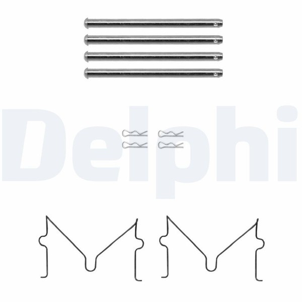 Delphi ZubehöRsatz Scheibenbremsbelag FüR Mitsubishi Pajero IV V80 V90 3.2-image