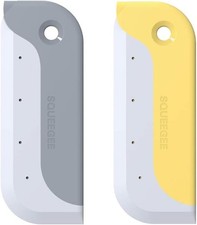 Small Rubber Squeegee 2 Pack ,Kitchen Sink Squeegee for Countertops and
