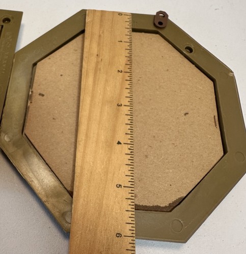 (3) Theee Vtg 1987 Burwood Accent Small Mirrors Gold Frame Wall Decor #2808-123B - Picture 11 of 21
