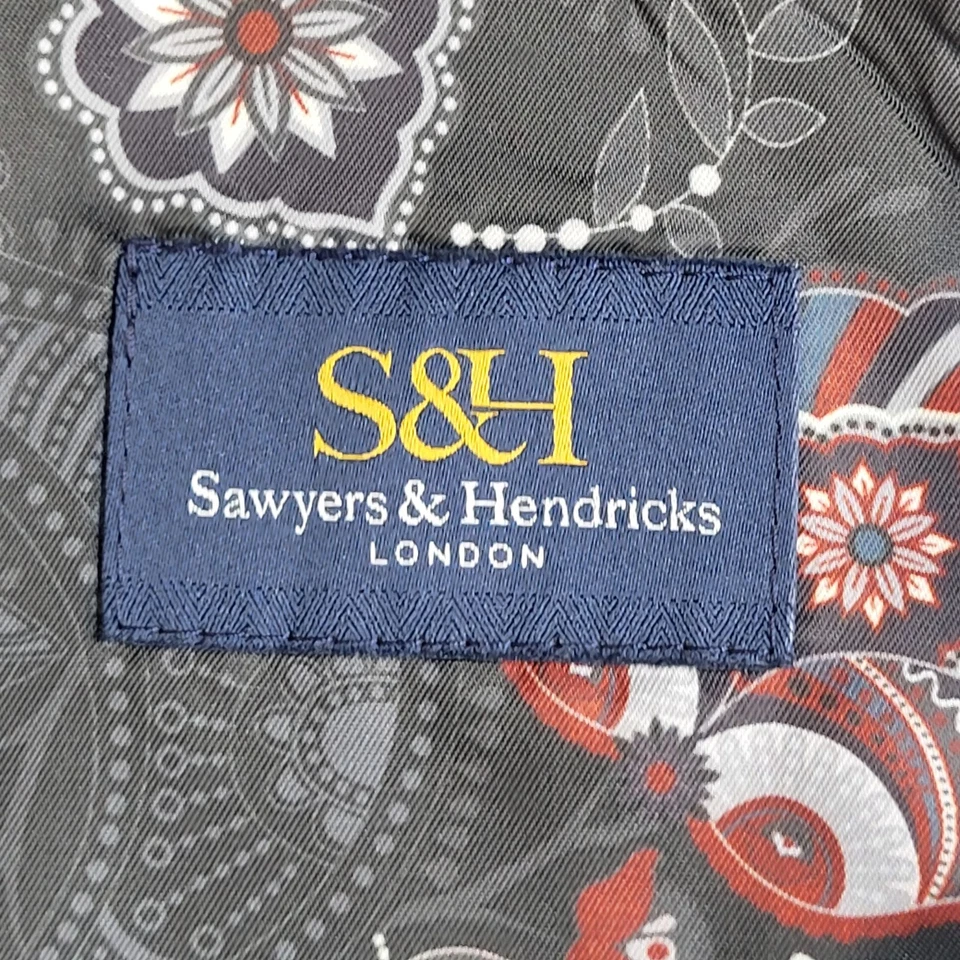 Sawyers & Hendricks London Waistcoat Grey Smart Formal Men's 3XL 52-53" - Image 4 of 4