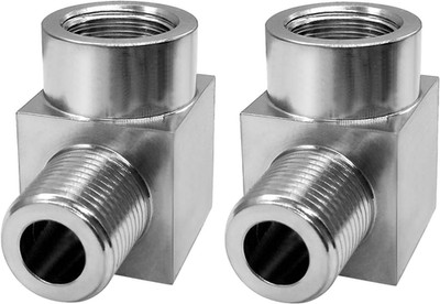 Stainless Steel Cast Pipe Fittings, 90 Degree Street Elbow 1/8'' NPT Male x 1/8''
