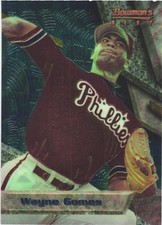 1994 Bowman's Best #66 Wayne Gomes Philadelphia Phillies Rookie Baseball Card. rookie card picture