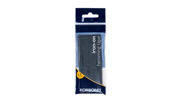 KORBOND Hemming Tape Iron On Black 4.5m