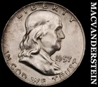 1957-D Franklin Half Dollar- Choice Gem Brilliant Uncirculated Silver #i8263