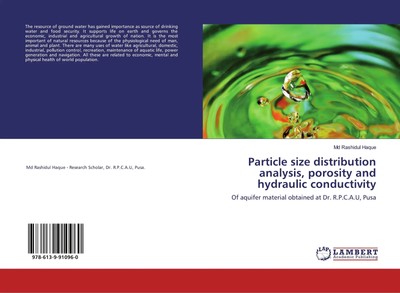 Particle size distribution analysis, porosity and hydraulic conductivity Haque