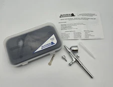 Master G22 Dual Action Gravity Feed Airbrush Set Kit 0.3mm Tip Case