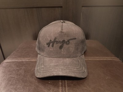 Hugo Boss Baseball Men's Dad's Cap Distress Black-Ash
