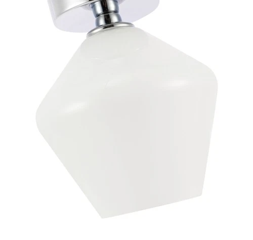 Elegant Lighting LD2255 Gene 8"W Semi-flush Ceiling Fixture - Black - Picture 11 of 12