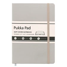 PUKKA PAD 9941SIG 8.2 in. x 5.11 in. Soft Cover Notebook - Pebble Cover New