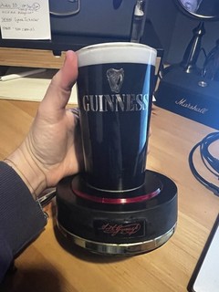 UNTESTED VINTAGE GUINNESS ILLUMINATED LIGHT UP PUMP FONT BAR TOP ADVERTISING PUB