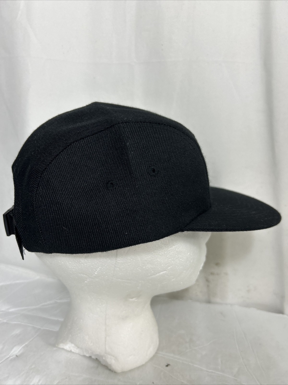 Elvon Five Panel Black Strapback Baseball Hat Adj… - image 10