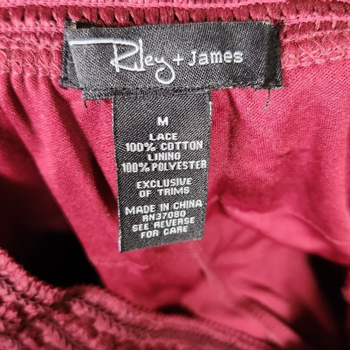 Womens Riley + James Frill Shorts Purple Size M - Imagen 4 de 4