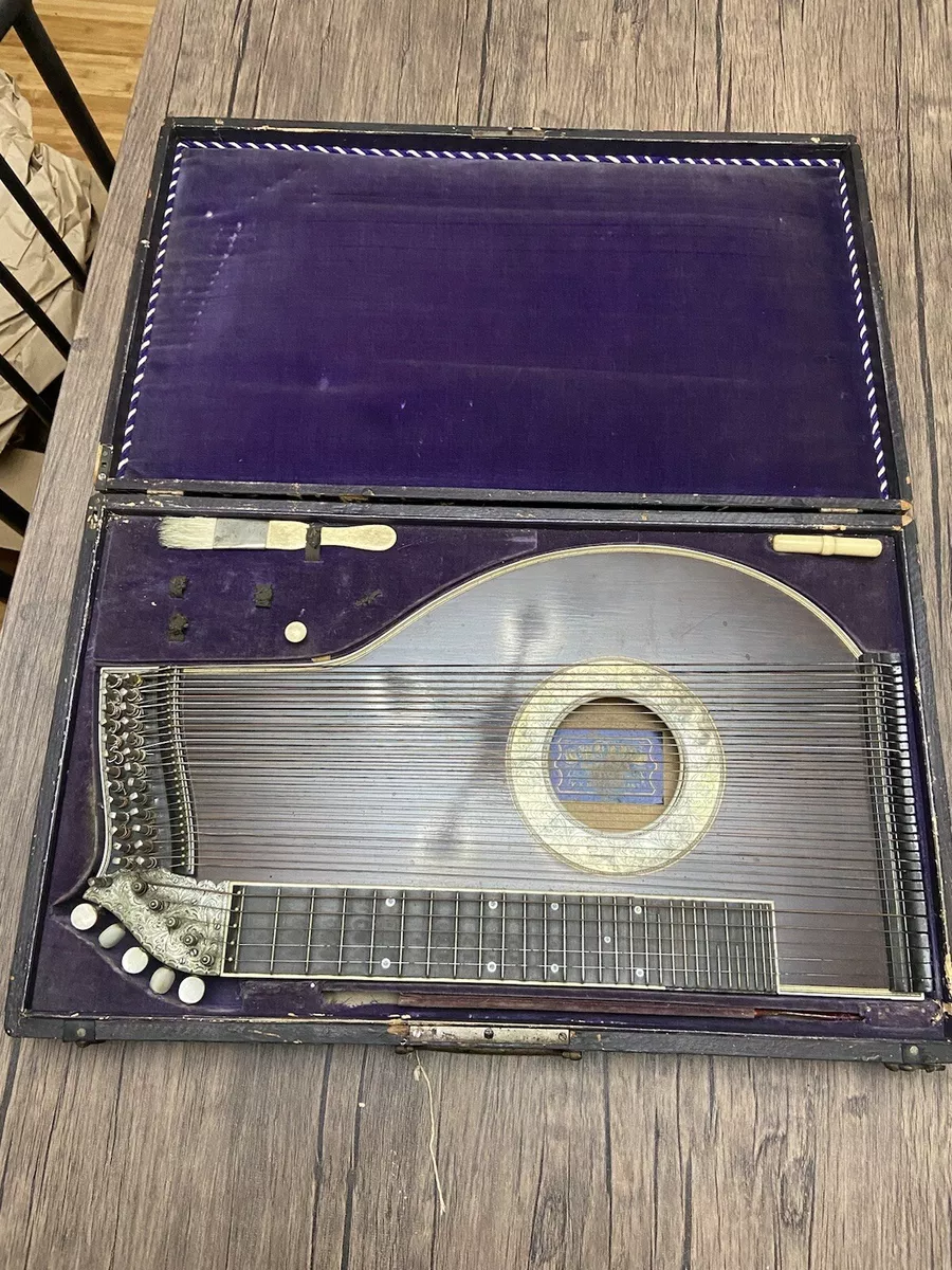 Antique Zither Franz Kozel Wein K.K. Hoflieferant eBay