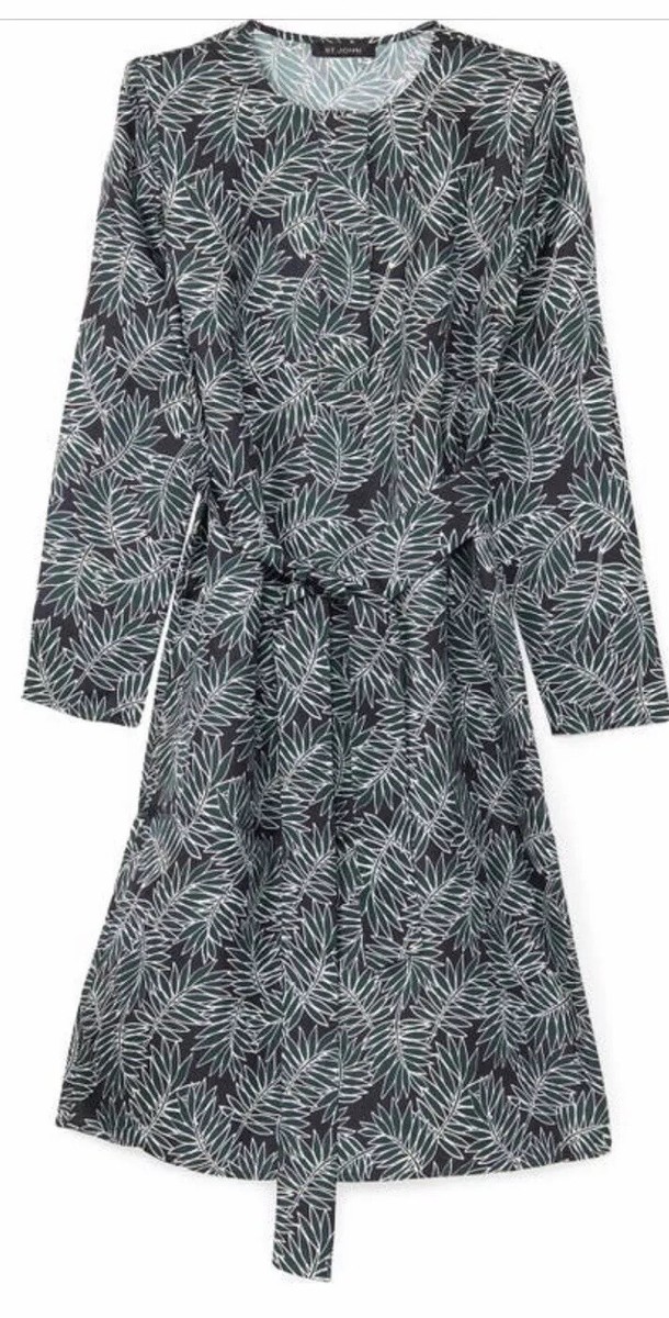 st john silk dress St. John
