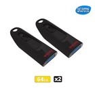 Sandisk Ultra 64GB USB 3.0 Flash Drive Thumb Drive Pen Drive (2 Pack)
