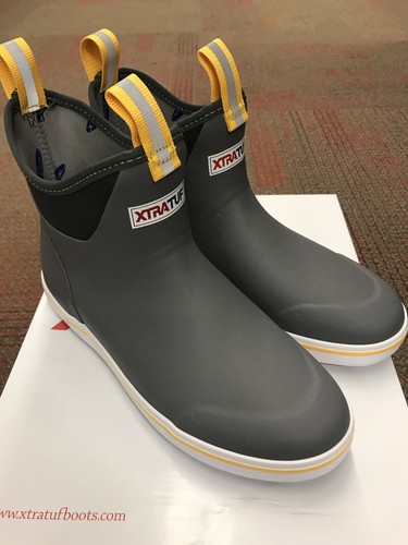 New Xtratuf Men's Deck Boot Grey/Yellow 