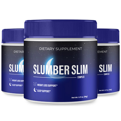 (3 Pack) Slumber Slim Powder, SlumberSlim Advanced Formula - Maximum Strength