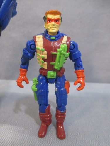 Exo-Squad SEAN NAPIER w/ POLICE ENFORCER E-FRAME 1994 Playmates - Picture 2 of 9