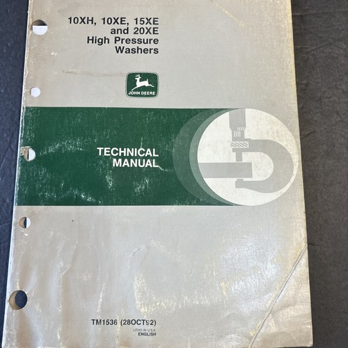 5 manuales de operador originales John Deere para generador y lavadora de alta presión - Imagen 17 de 24
