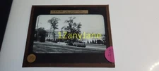 Q12 HISTORIC Glass Magic Lantern Slide World Cruise 15B T ENAMI VERY LARGE HOTEL