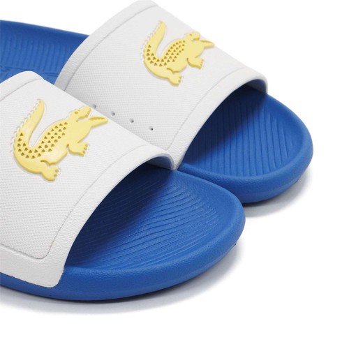 NEW Lacoste Men's Croco Slide Open Toe Sandals
