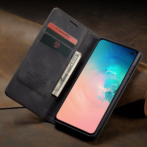 For Samsung Galaxy S10e/S9/S8+/S7 Edge Magnetic Wallet Case Leather Flip Cover - Picture 14 of 21
