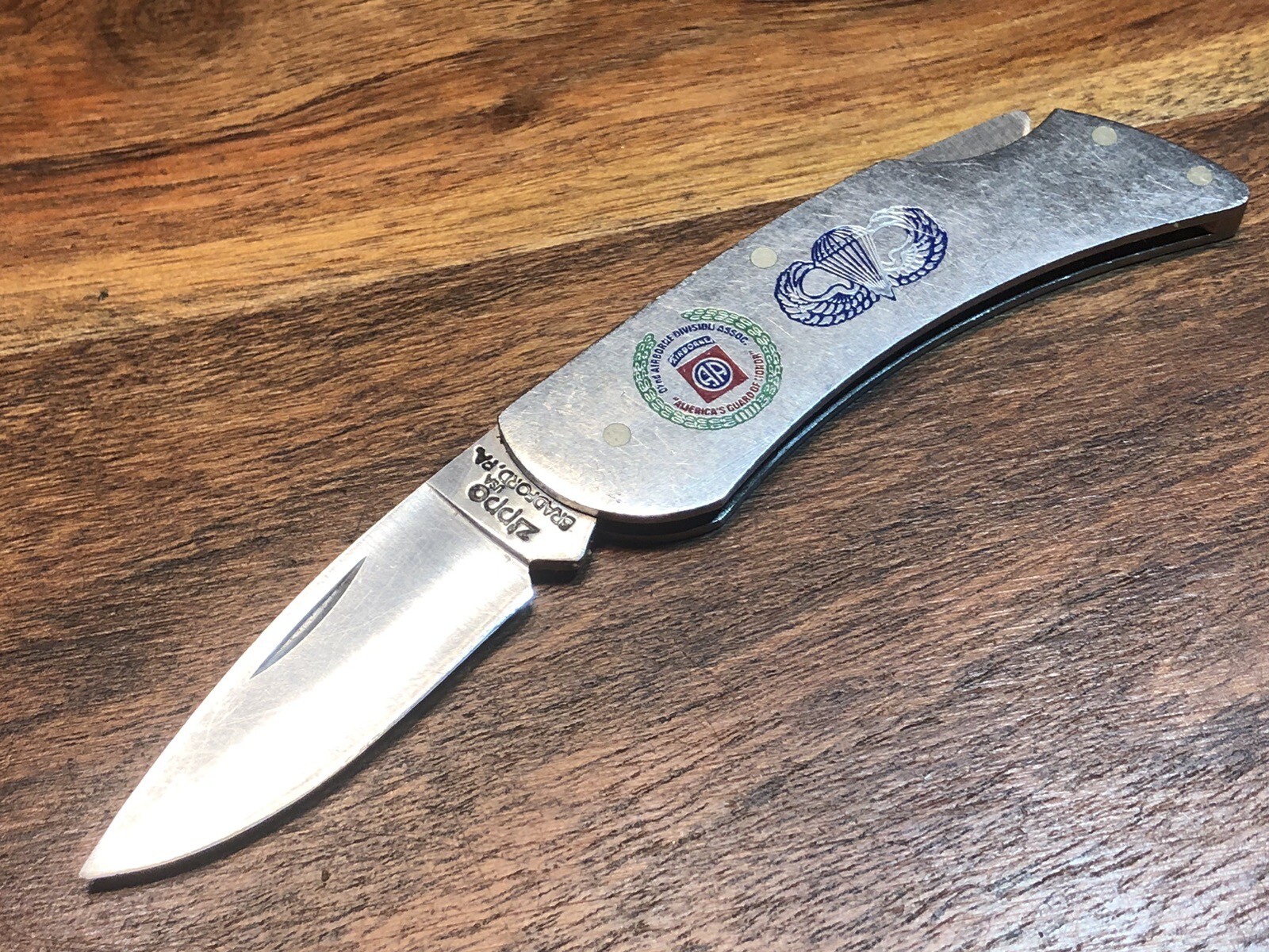 TSA Confiscated Case XX Zippo USA Stainless Folding Lockback Knives