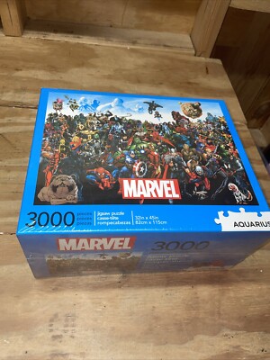 MARVEL 3000 PC PUZZLE AQUARIUS HULK SPIDER MAN MARVEL UNIVERSE NEW SEALED