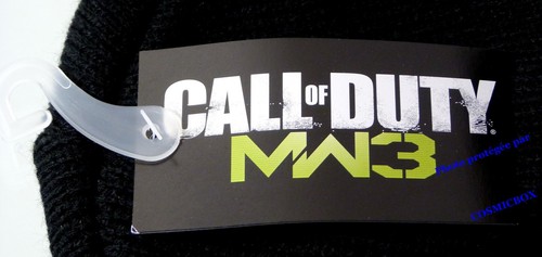 CALL of DUTY MW3 black winter hat cap for men Modern Warfare 3 Black Ops 4 ps4 - Picture 7 of 7