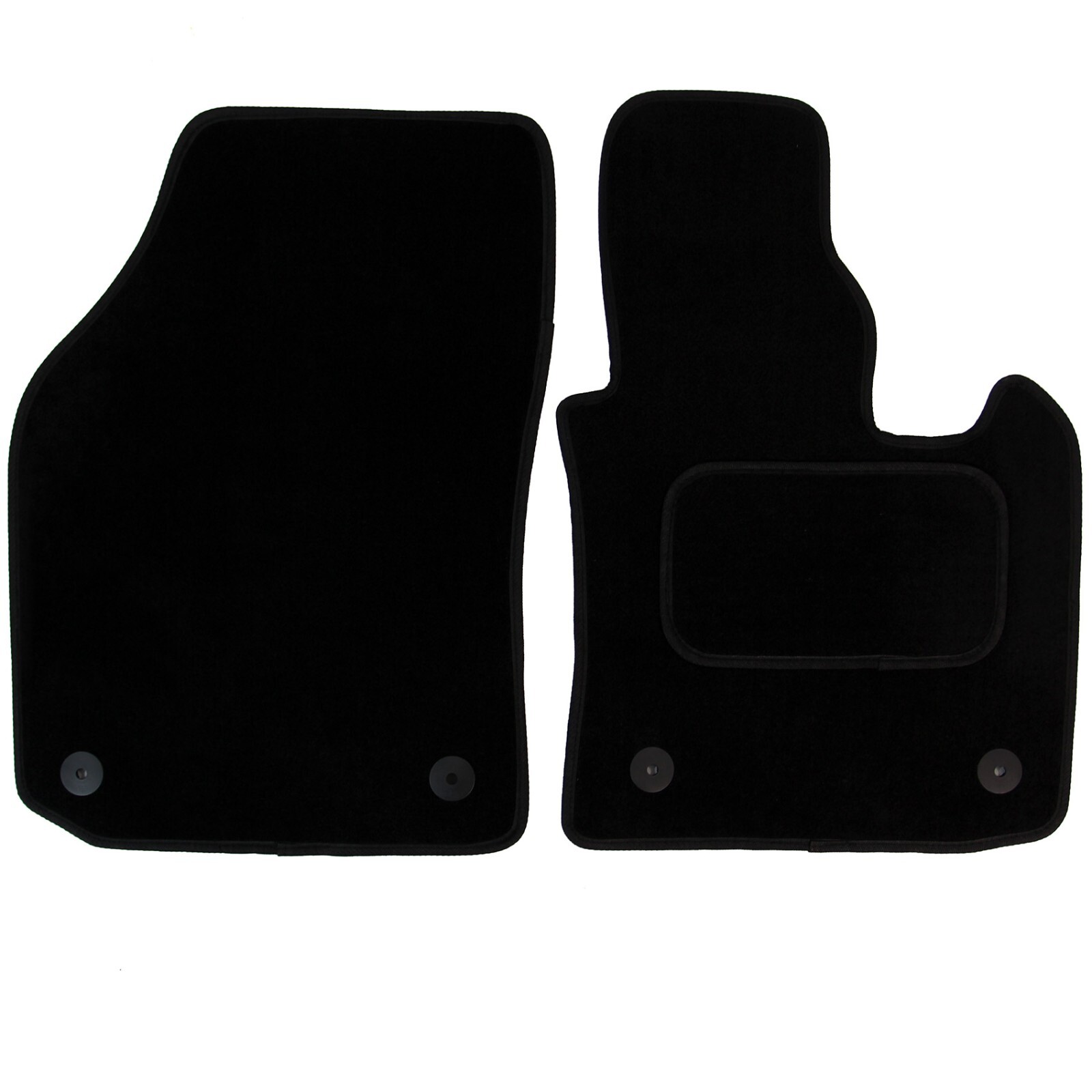 Fits VW Caddy Van Floor Mat 2010 to 2021 Tailored Carpet Volkswagen 2pc Set - Image 2