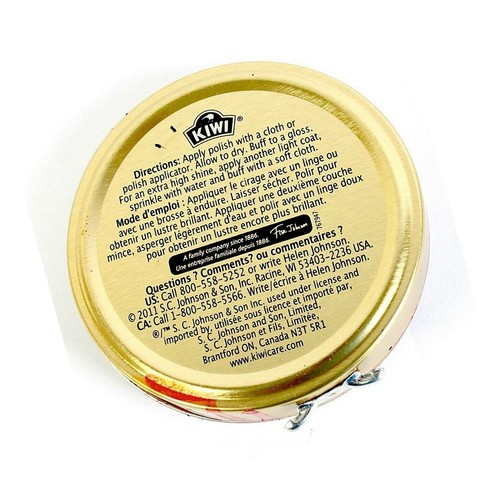 Kiwi Shoe Polish Paste 1.125 Ounce (Pack of 1) Brown