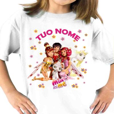 MIA AND ME T-SHIRT ONCHAO EINHORN YUCHO ARMBAND MO TSHIRT WÄHLBAR MIT NAMEN