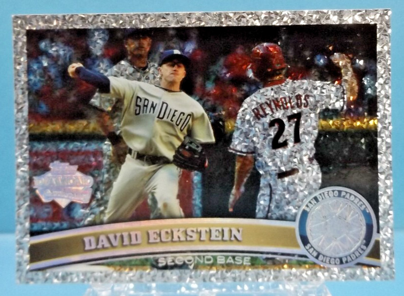2011 Topps #51 - David Eckstein Platinum Diamond - San Diego Padres - Near Mint