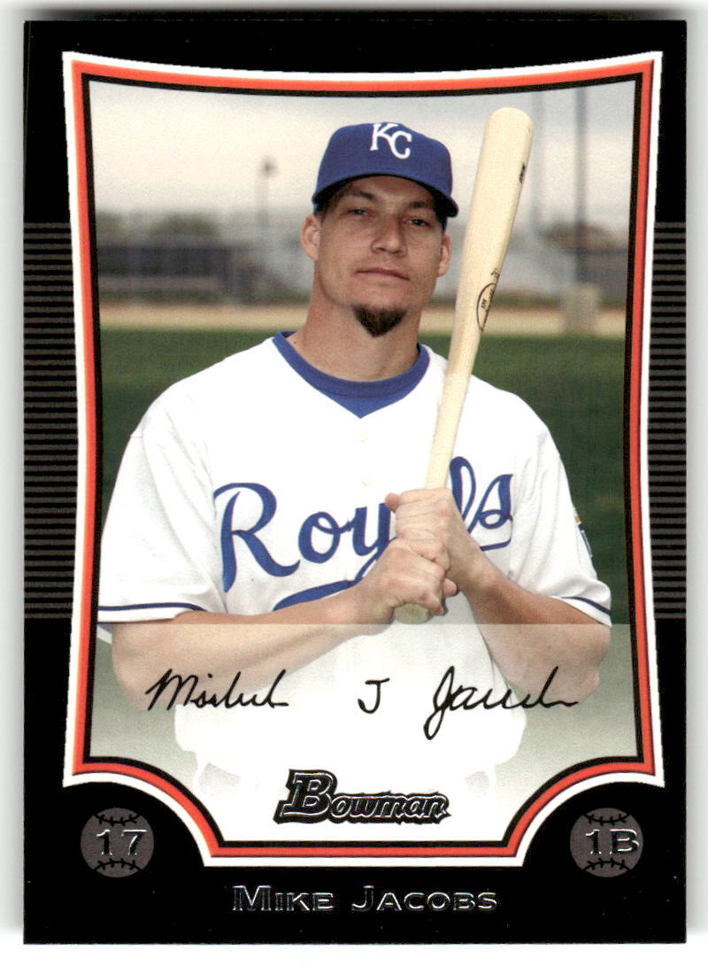 Mike Jacobs 2009 Bowman #47 Kansas City Royals