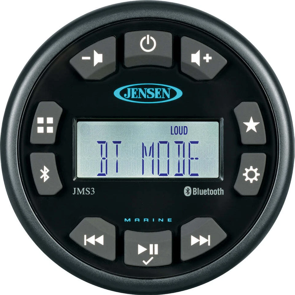 JENSEN JMS3RTL Stereo w/AM/FM/BT, 120w, USB - Single Zone - Image 4 of 4