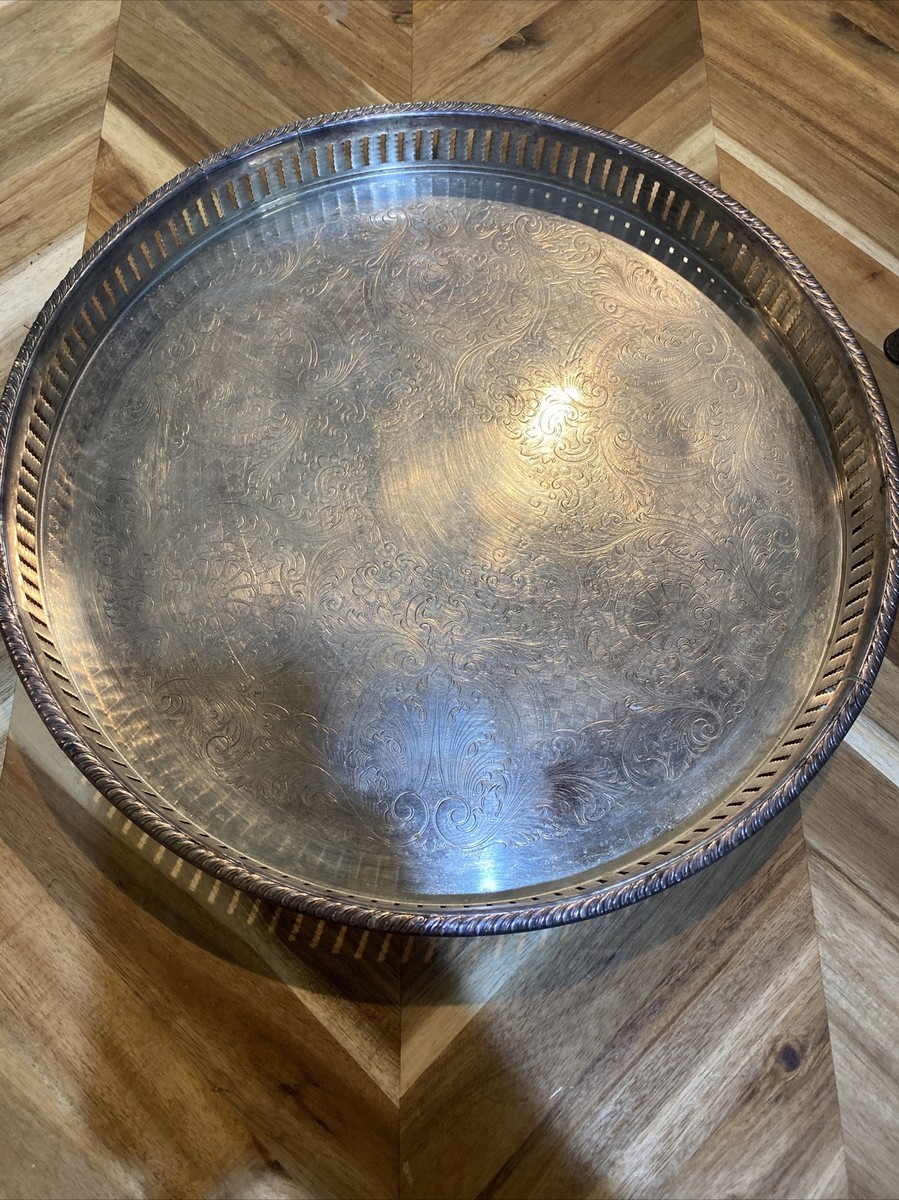 Vintage F. B. Rogers Silver Co. 258X Serving Tray Platter 14” | eBay