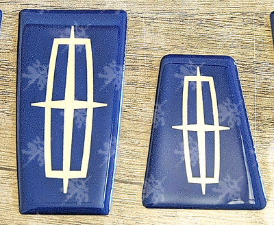 Blue and Chrome 2003-2011 Lincoln Town Car Hood and Trunk