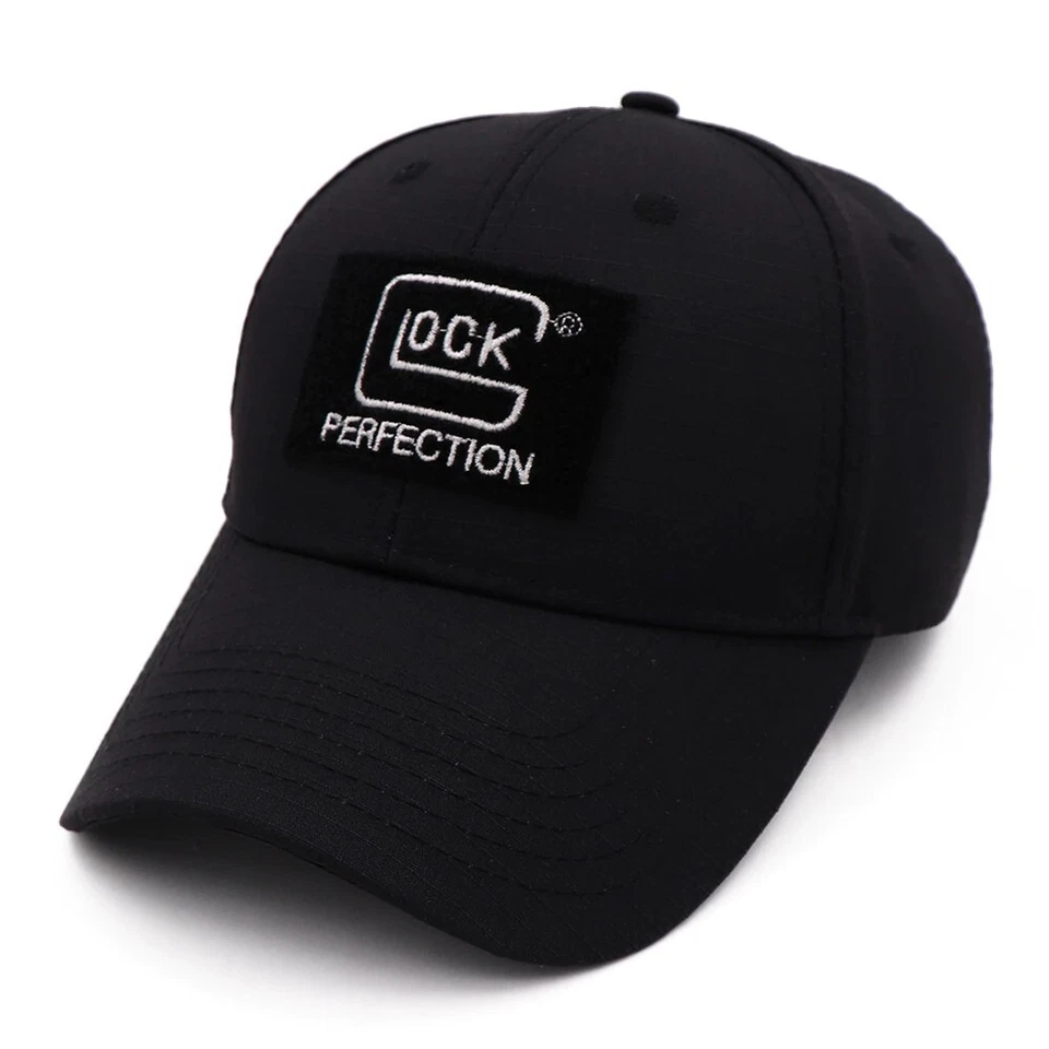 GORRA GLOCK PERFECTION NUEVA. COLOR NEGRO. ¡NUEVO CON ETIQUETAS! MILITAR, DÍA DE RANGO. NUEVO. Foto 2 de 4