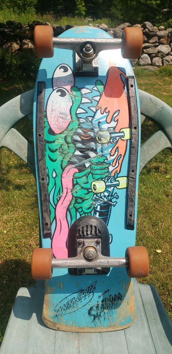 Original Santa Cruz Slasher Skateboard Keith Meek Bullet 66
